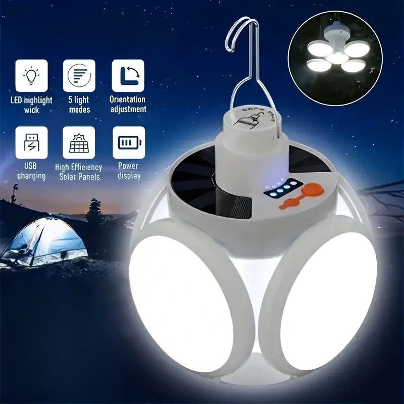 Power Outage Light - Lampu Pengisian Tenaga Surya dengan Kait