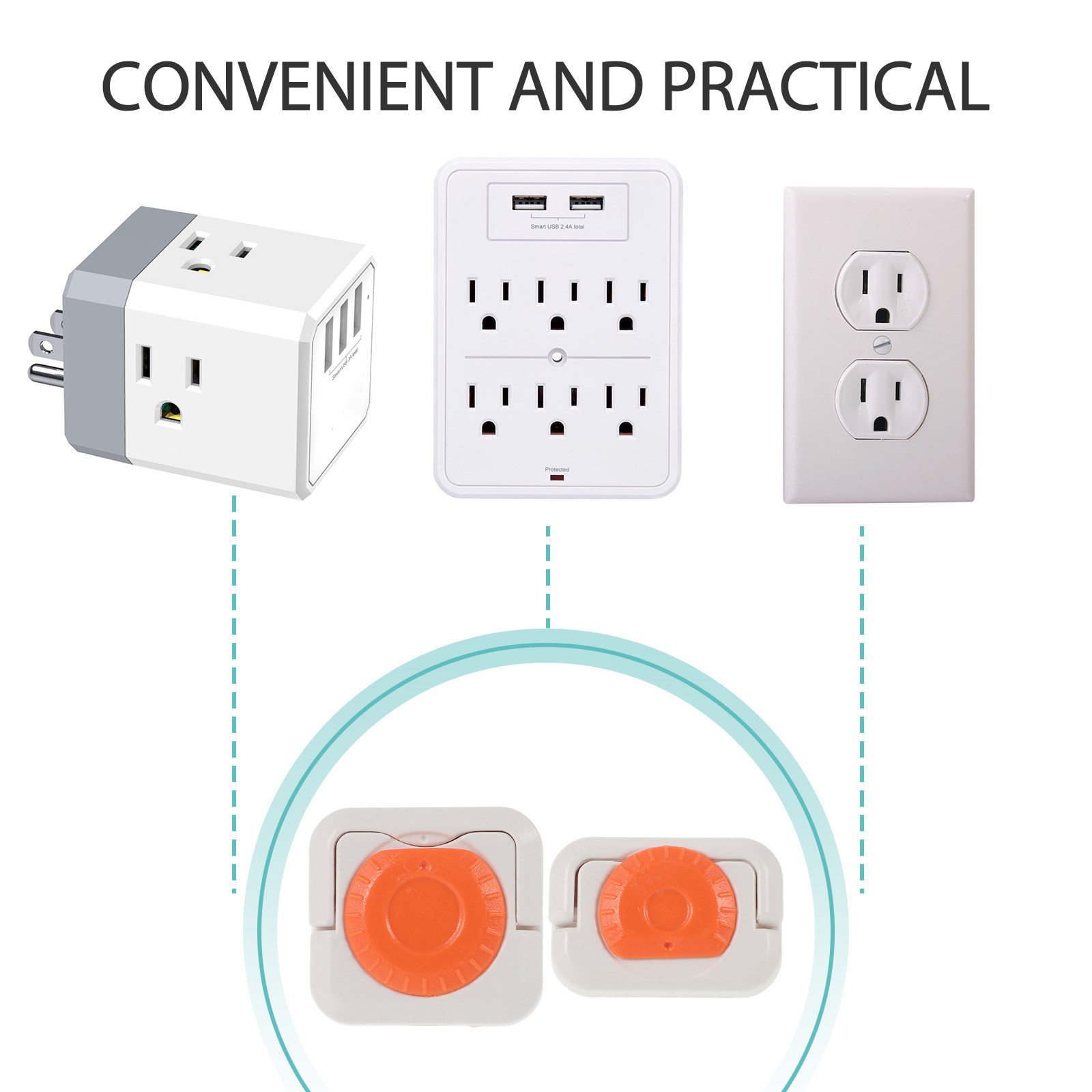 24Pcs Penutup Stopkontak Unive - Outlet Cover Baby ulasan dan harga