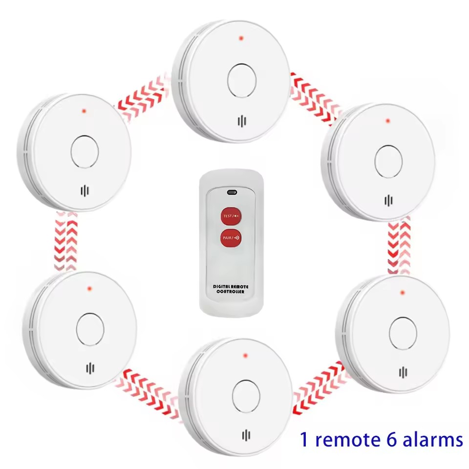 Detektor Asap Terhubung dengan - Smoke Detector Interconnected ulasan dan harga