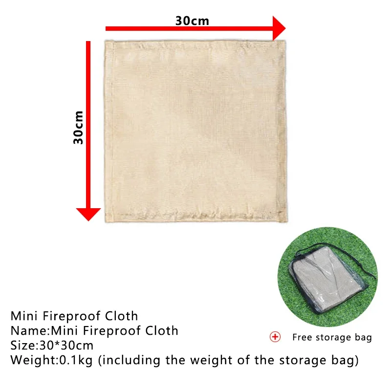 Matras insulasi barbekyu pikni - Fire Blanket Kitchen ulasan dan harga