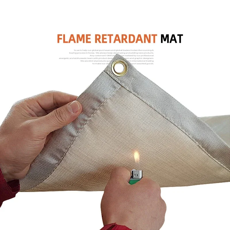Baru berkemah luar ruangan tah - Fire Blanket Kitchen ulasan dan harga