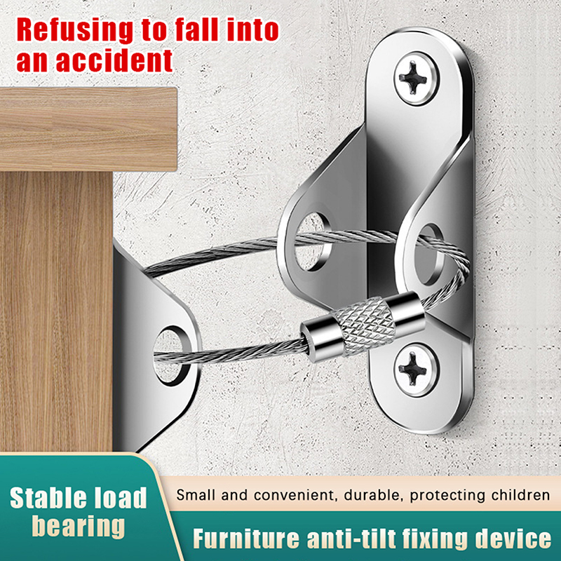 1Set Penahan Furnitur Anti Jat - Earthquake Anchor Strap ulasan dan harga