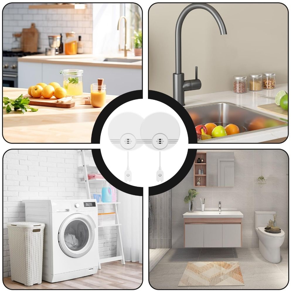 Sensor Alarm Kebocoran Air Dua - Water Alarm Sensor ulasan dan harga