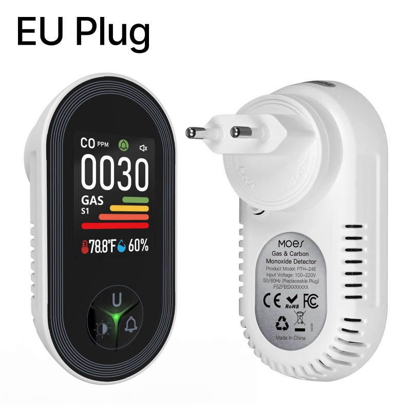 Detektor Kebocoran Gas CO, Det - Co Detector Plug ulasan dan harga