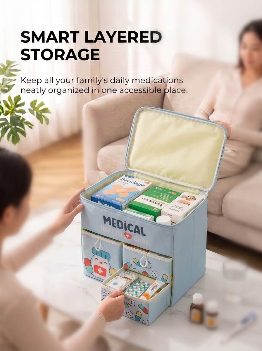 Kotak P3K Kartun Portabel Kapa - First Aid Bag Kit ulasan dan harga