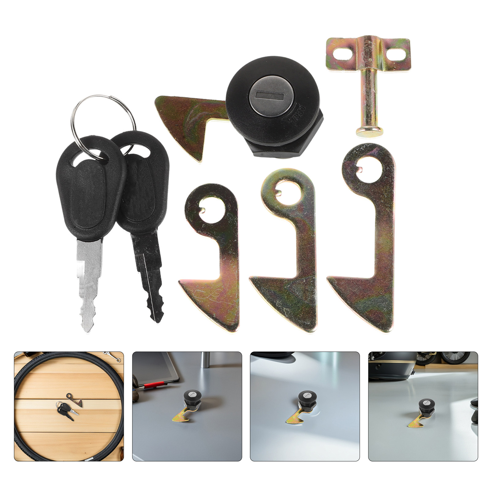 2Set Set Kunci Bagasi Motor Li - Lockbox Key Secure ulasan dan harga