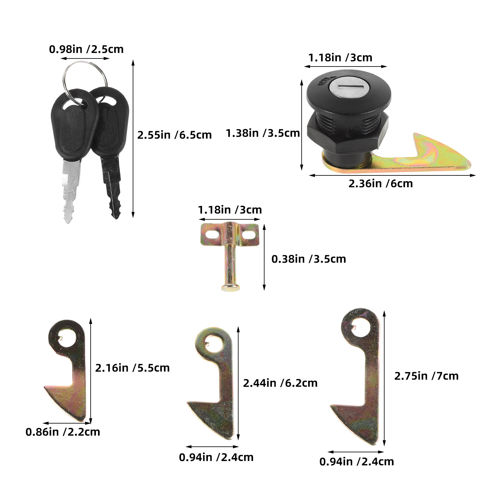 2Set Set Kunci Bagasi Motor Li - Lockbox Key Secure ulasan dan harga